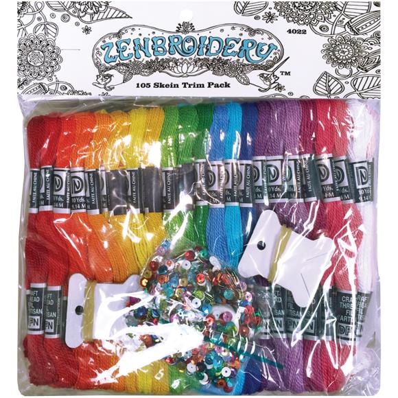 Zenbroidery Embroidery Floss Kit