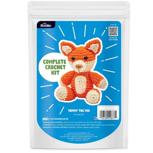 Bucilla Amigurumi Kit - Fox Crochet Kit