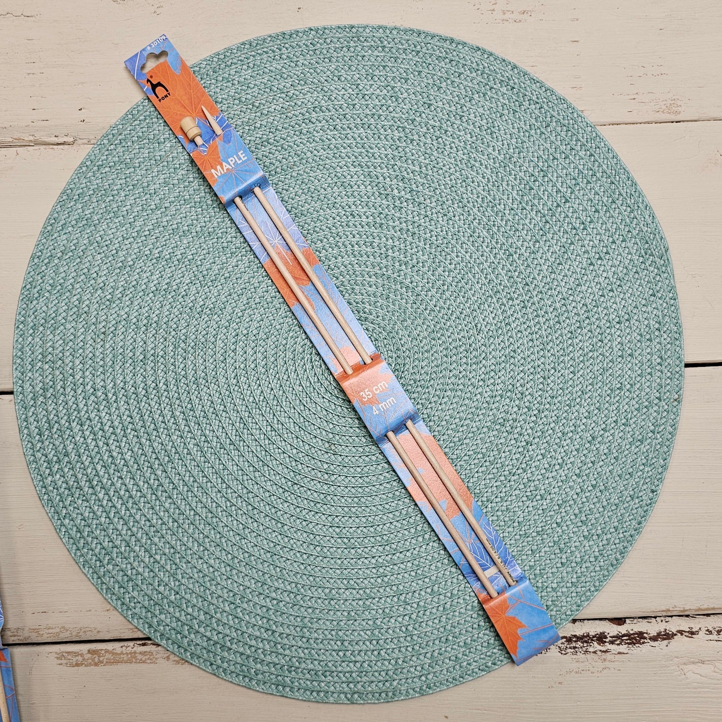 Maple Single Point Knitting Needles