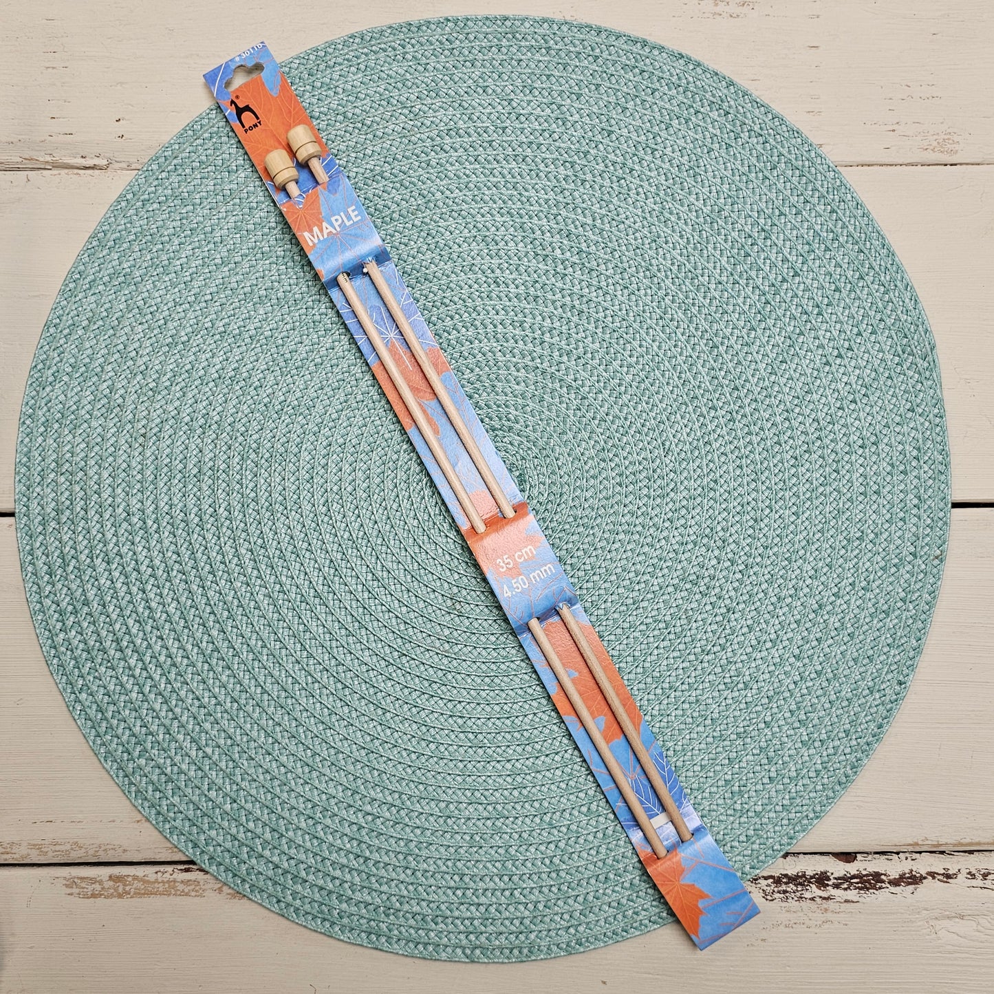 Maple Single Point Knitting Needles