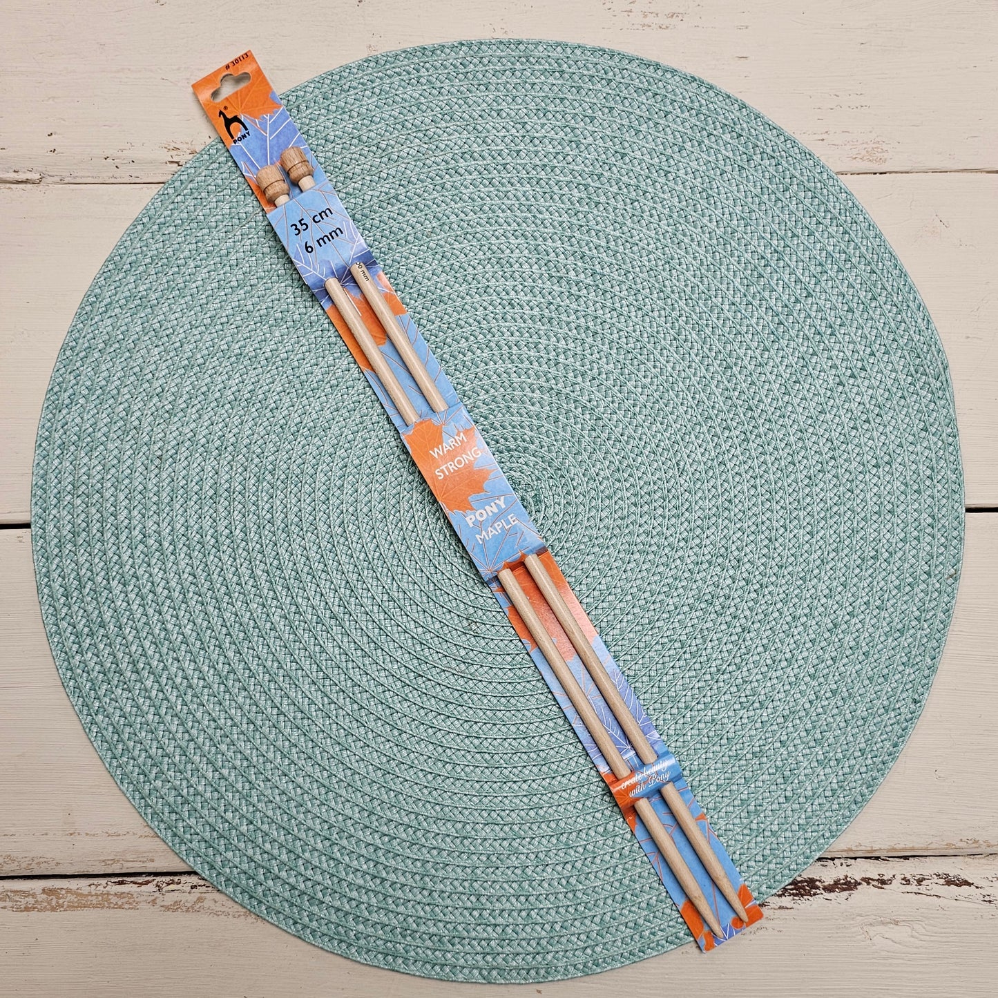 Maple Single Point Knitting Needles