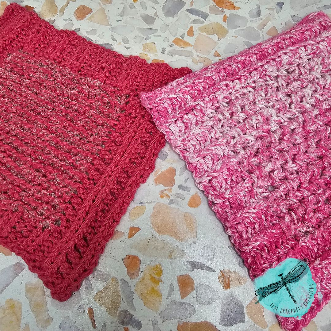 Scrub-a-Dub Bubbly Scrubby Dishcloth - Knit & Crochet Pattern