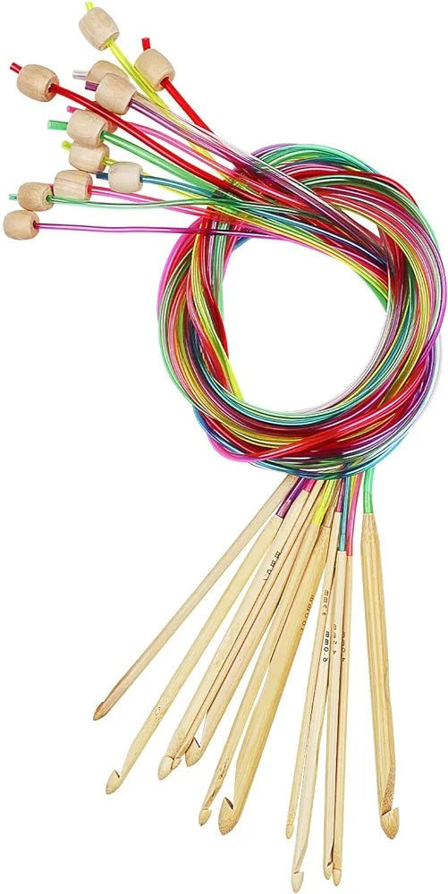 Tunisian Crochet Hooks - Straight OR Cable
