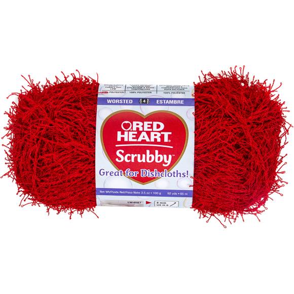 Red Heart Scrubby Cotton