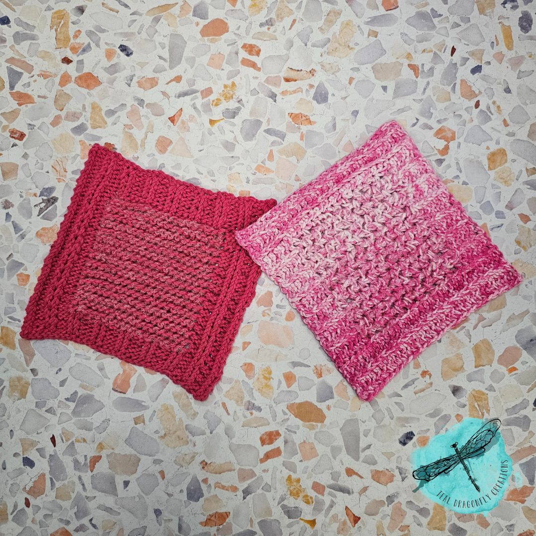 Scrub-a-Dub Bubbly Scrubby Dishcloth - Knit & Crochet Pattern