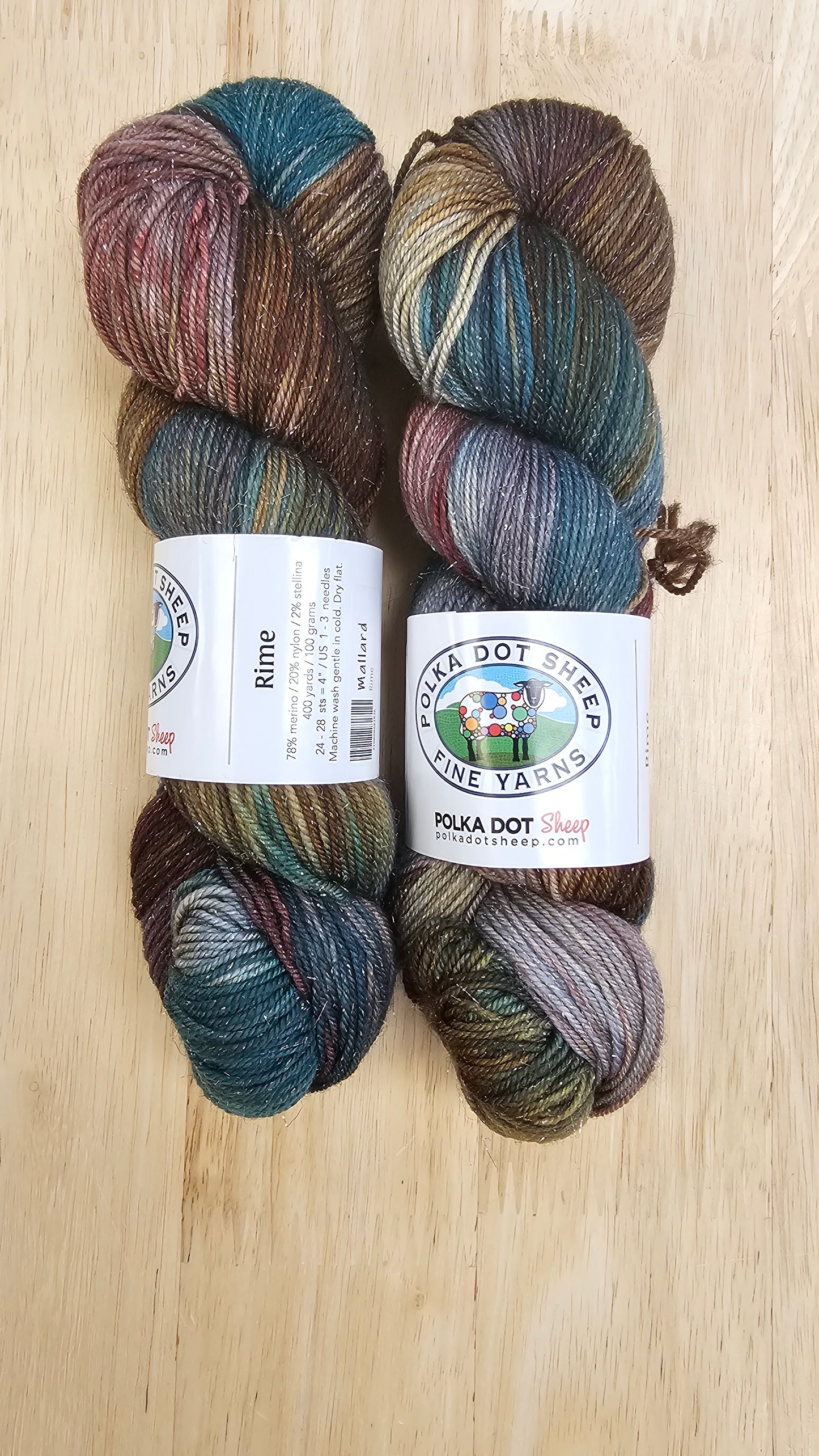 Rime Fingering Weight - Polka Dot Sheep