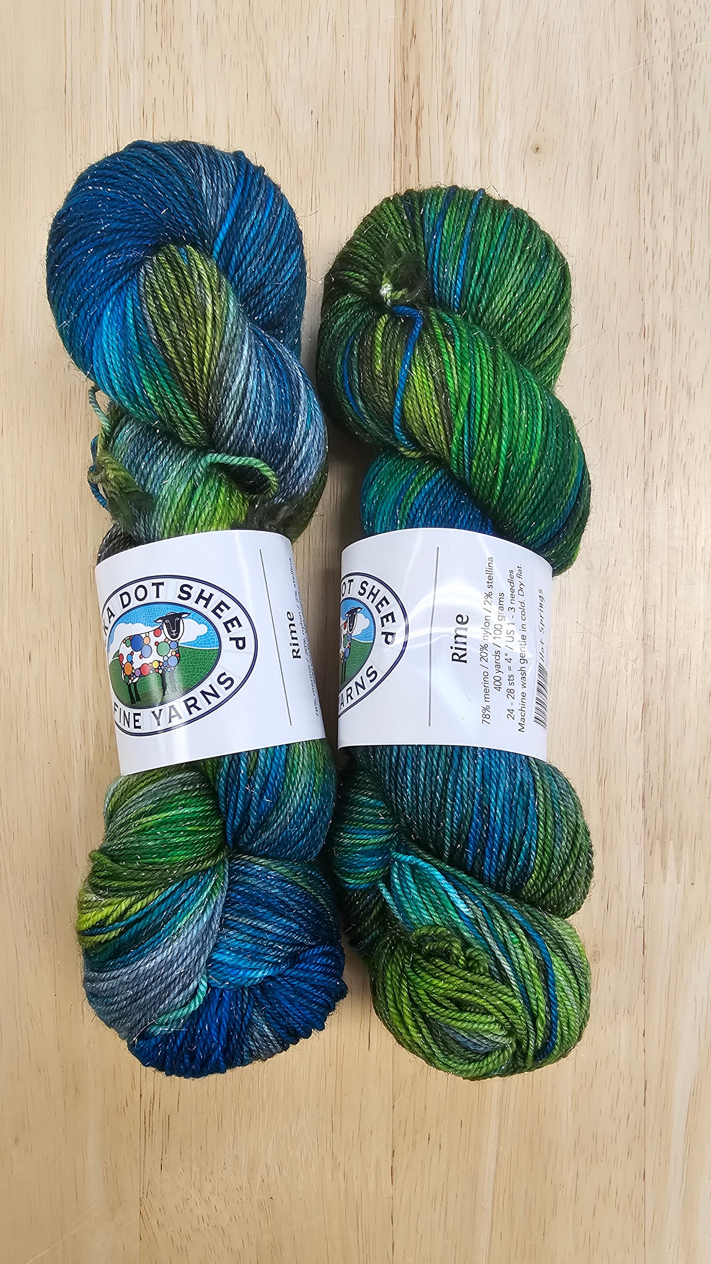 Rime Fingering Weight - Polka Dot Sheep