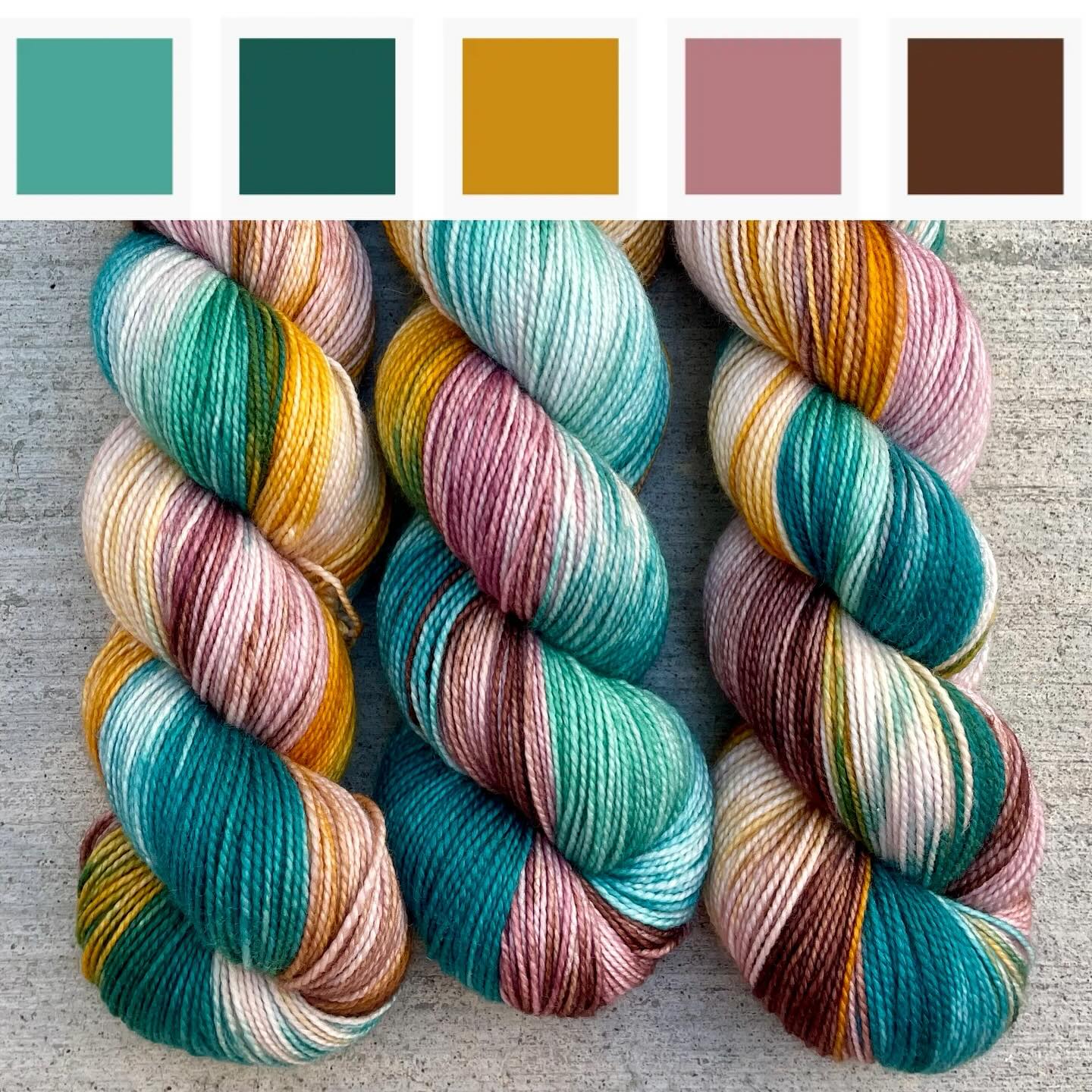 TDC Colorway Hand Dyed Yarn - Polka Dot Sheep