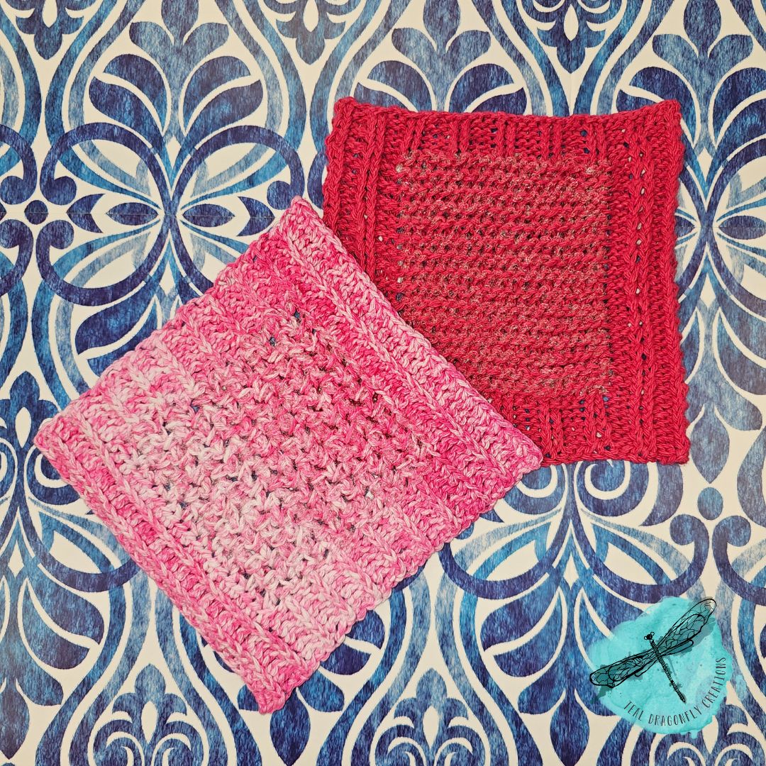 Scrub-a-Dub Bubbly Scrubby Dishcloth - Knit & Crochet Pattern