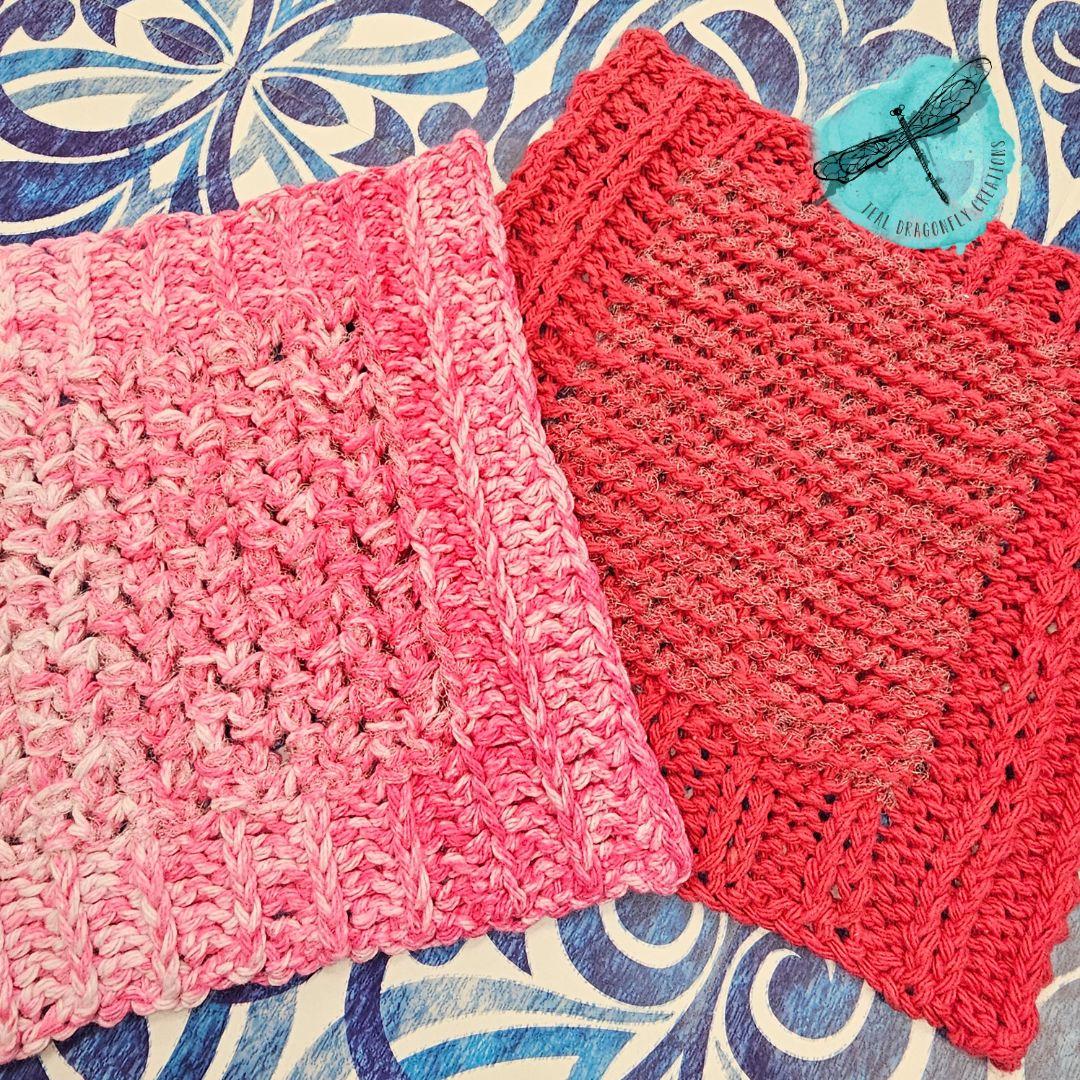 Scrub-a-Dub Bubbly Scrubby Dishcloth - Knit & Crochet Pattern