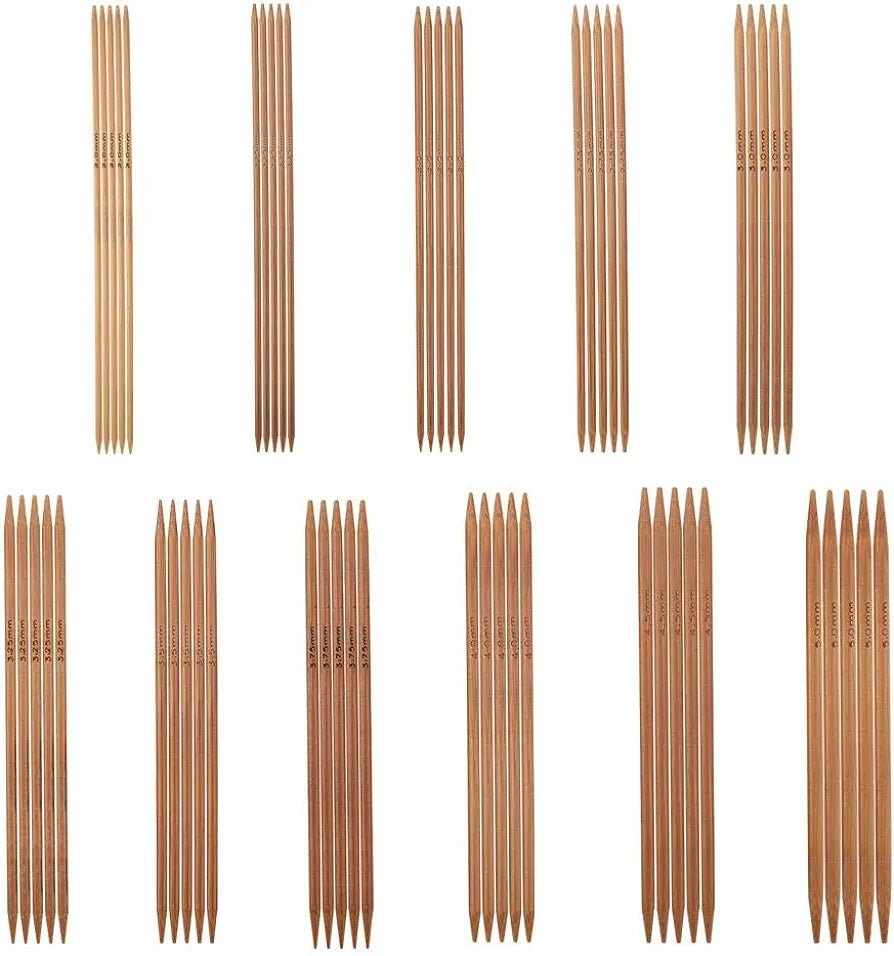 Bamboo Double Pointed Knitting Needles