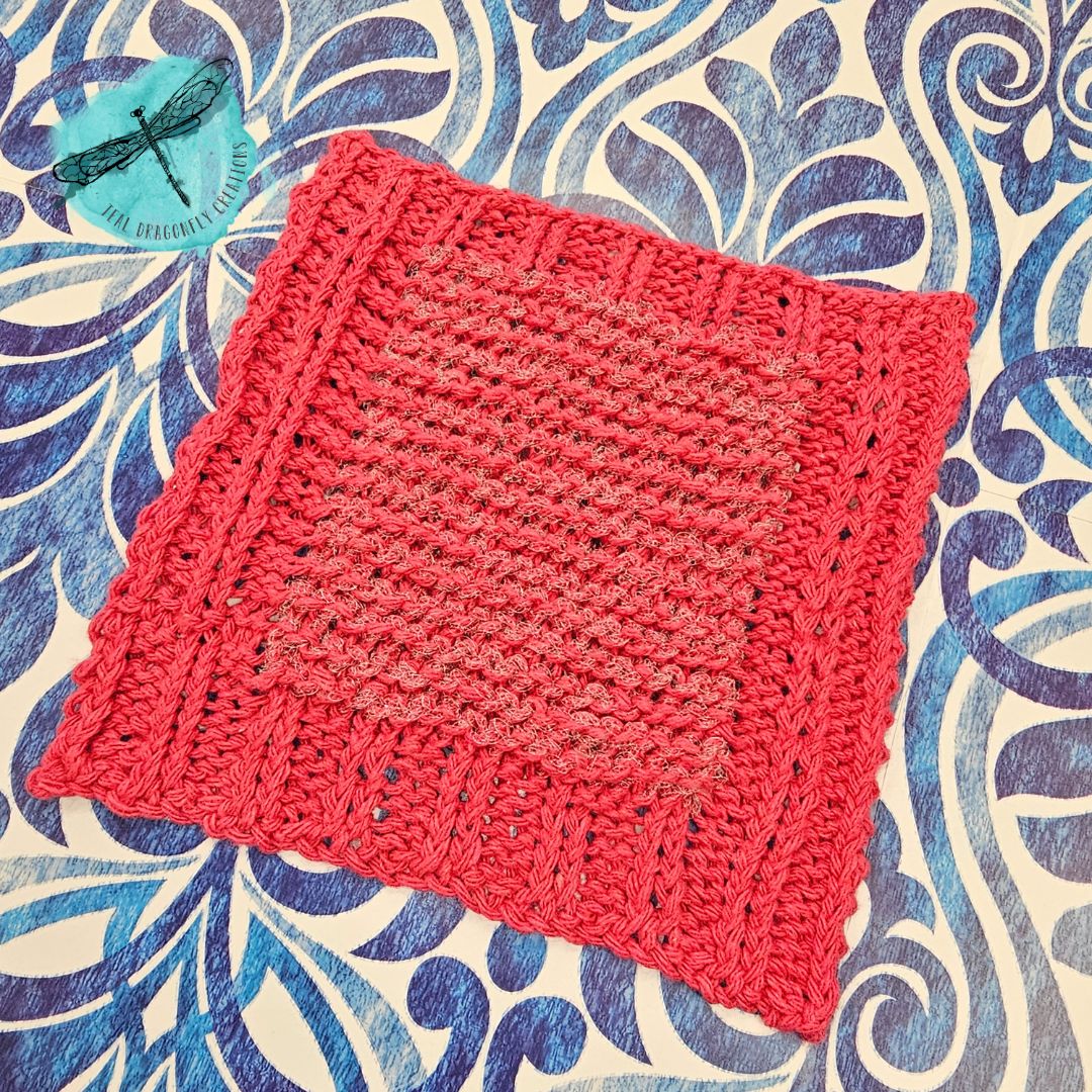 Scrub-a-Dub Bubbly Scrubby Dishcloth - Knit & Crochet Pattern