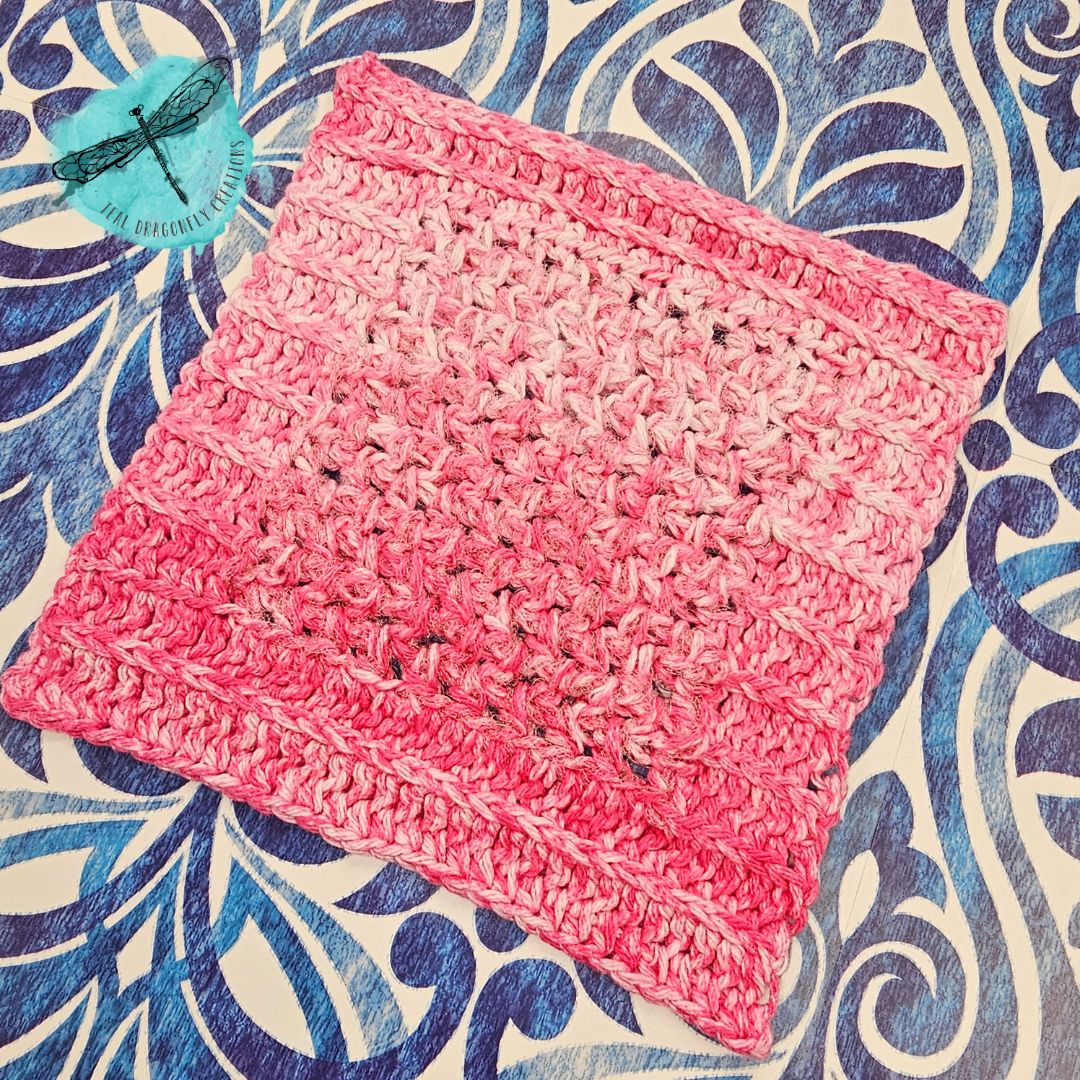 Scrub-a-Dub Bubbly Scrubby Dishcloth - Knit & Crochet Pattern